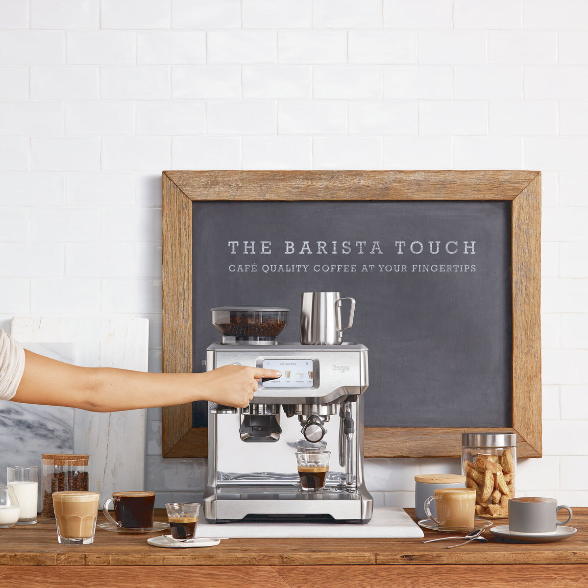 Sage SES880BSS Espressomaskin Borstat stål