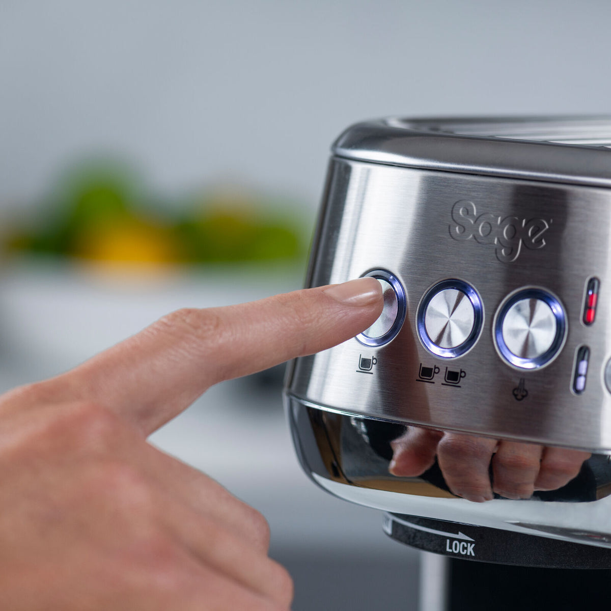 Sage SES500BSS Espressomaskin Borstat stål