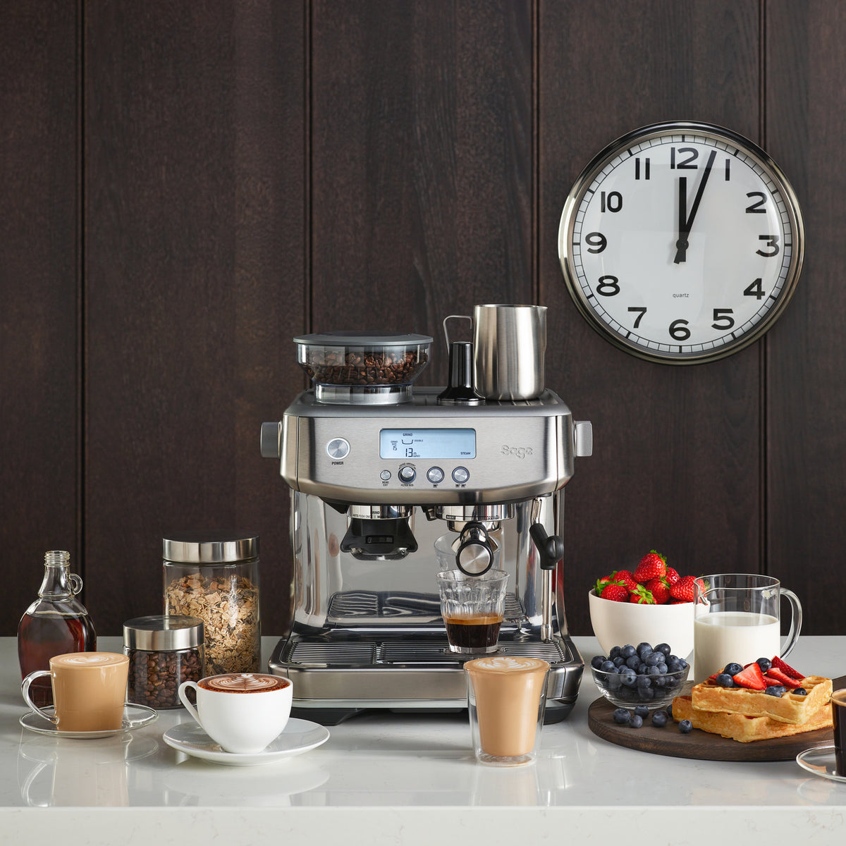 Sage SES878BSS Espressokone Harjattu teräs