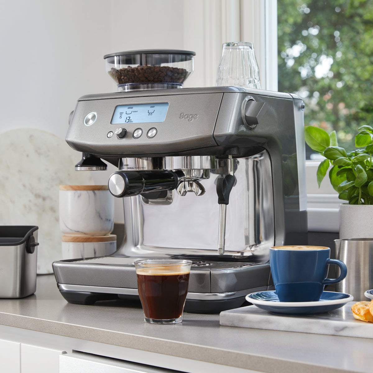 Sage SES878BSS Espressokone Harjattu teräs