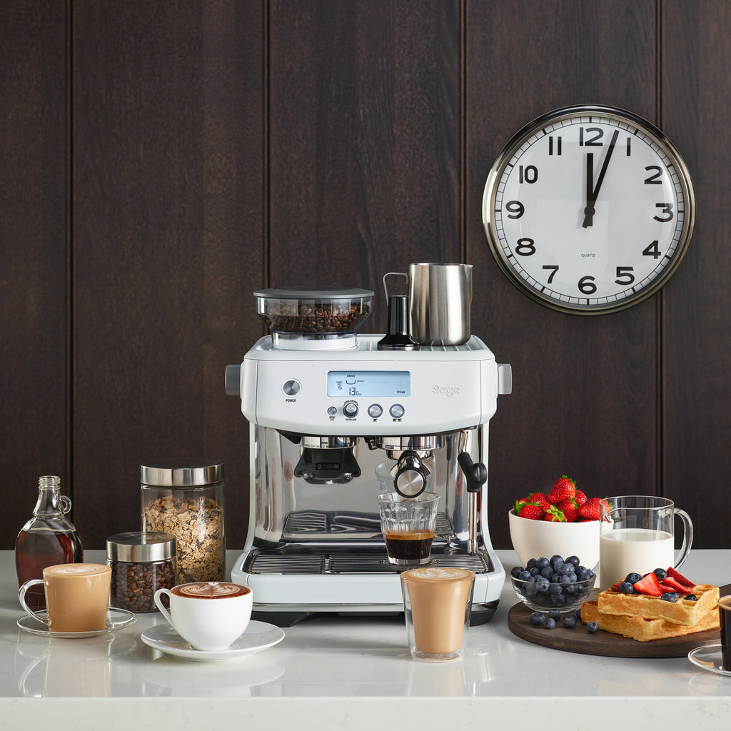 Sage SES878SST espressokone Sea Salt White