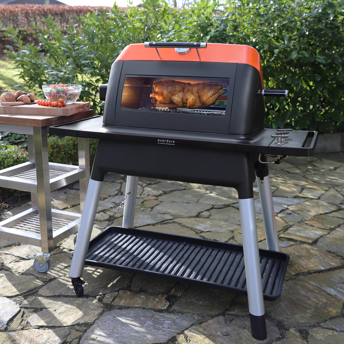 Everdure Rotisserie-järjestelmä FURNACE-grilliin, lisävaruste, musta