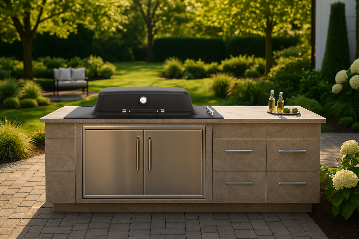 Everdure Seabreeze Sisäänrakennettava Uuni EU BBQ Moduuli Musta