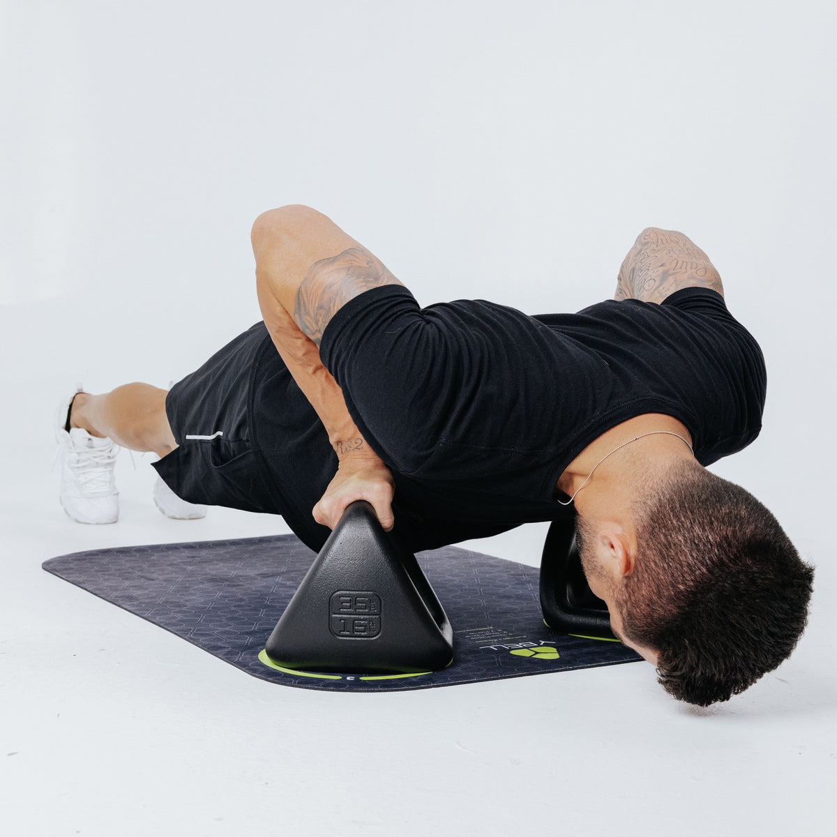 TRX Ybell Exercise Mat non branded Training mat Black