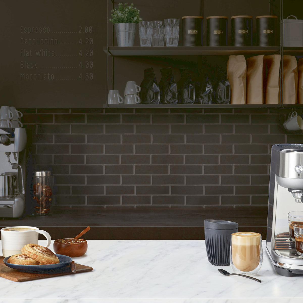 Sage SES450BSS Espressomaskin Borstat stål