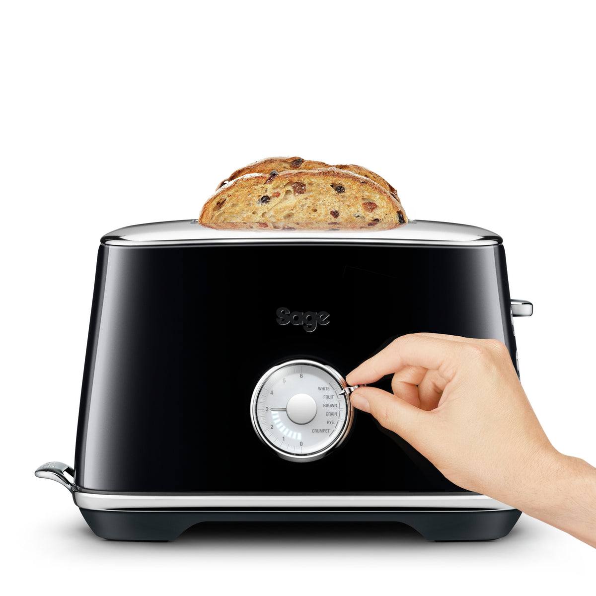 Sage STA735BST Brødrister Svart stål