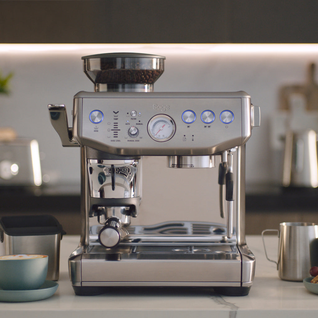 Sage SES876BSS espressokone, harjattu ruostumaton teräs