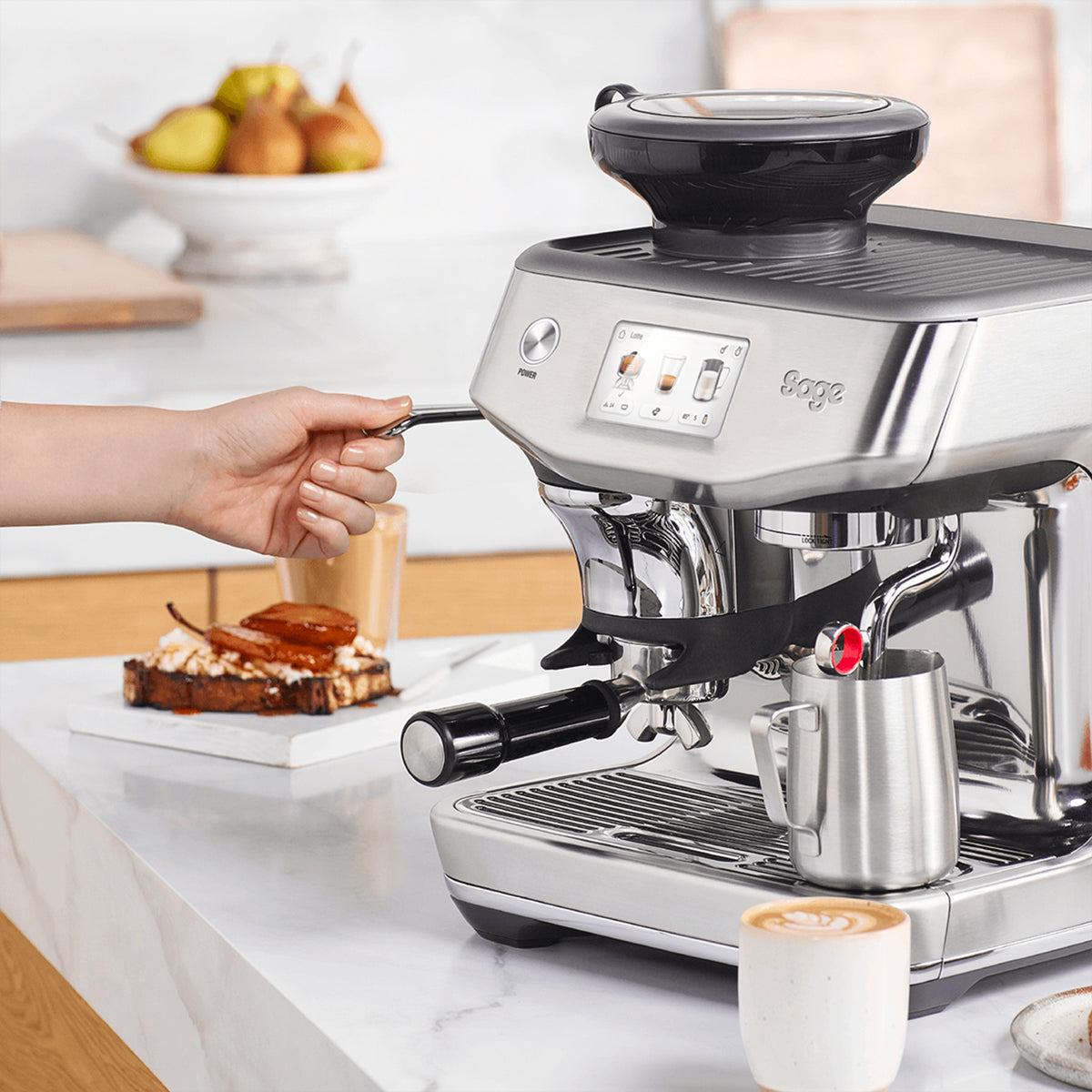 Sage SES881BSS Espressokone Ruostumaton teräs