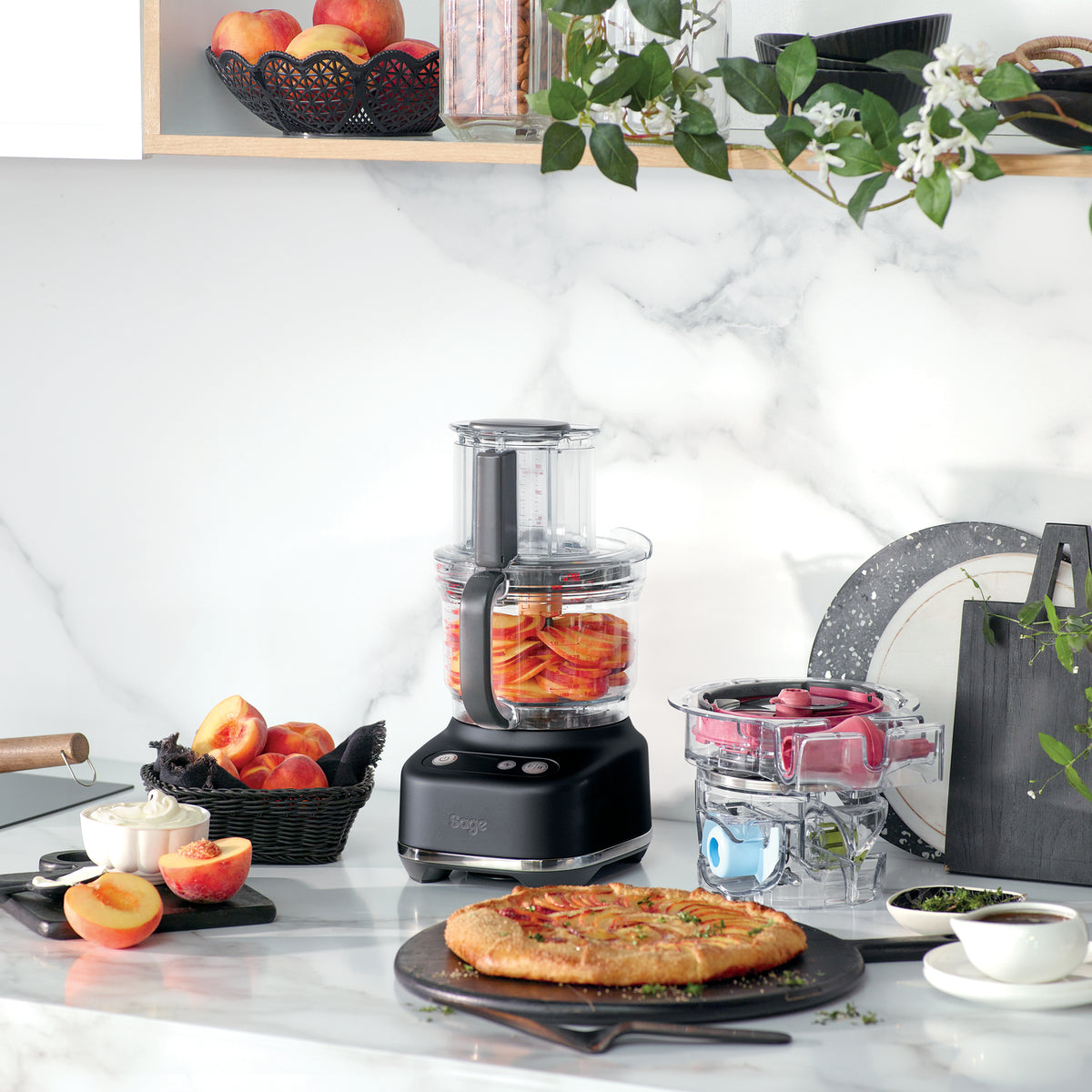 Sage SFP 638 BTR Foodprocessor Sort Trøffel