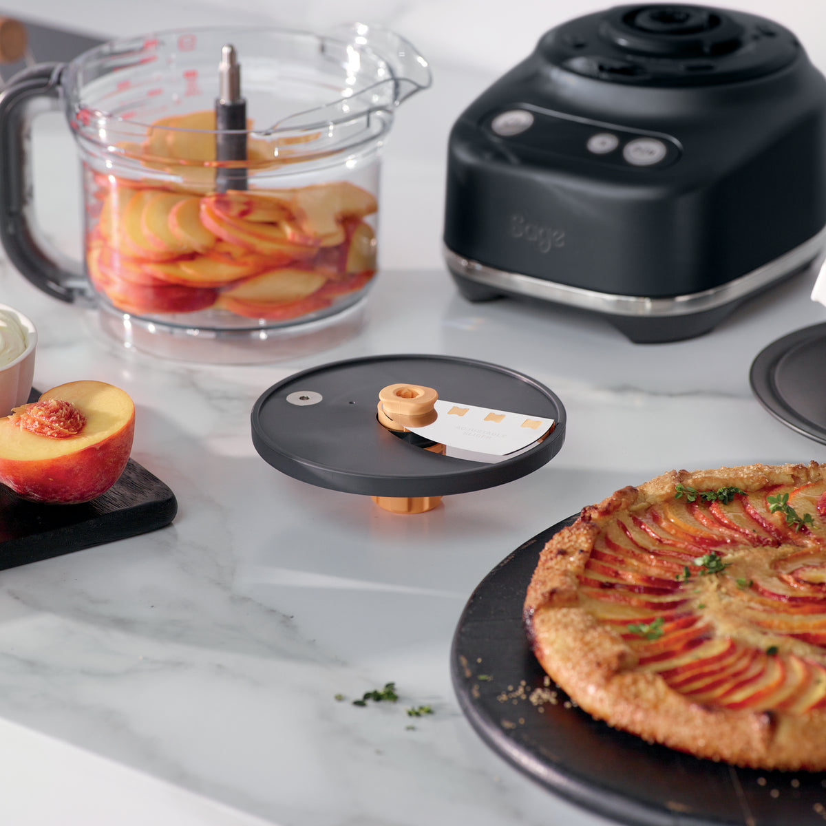 Sage SFP 638 BTR Foodprocessor Sort Trøffel