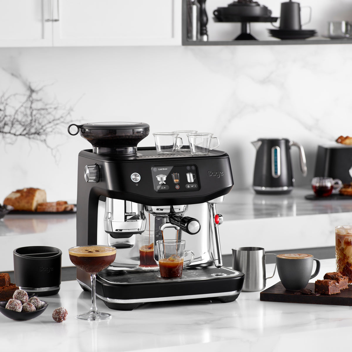 Sage SES985BTR espressokone Black Truffle