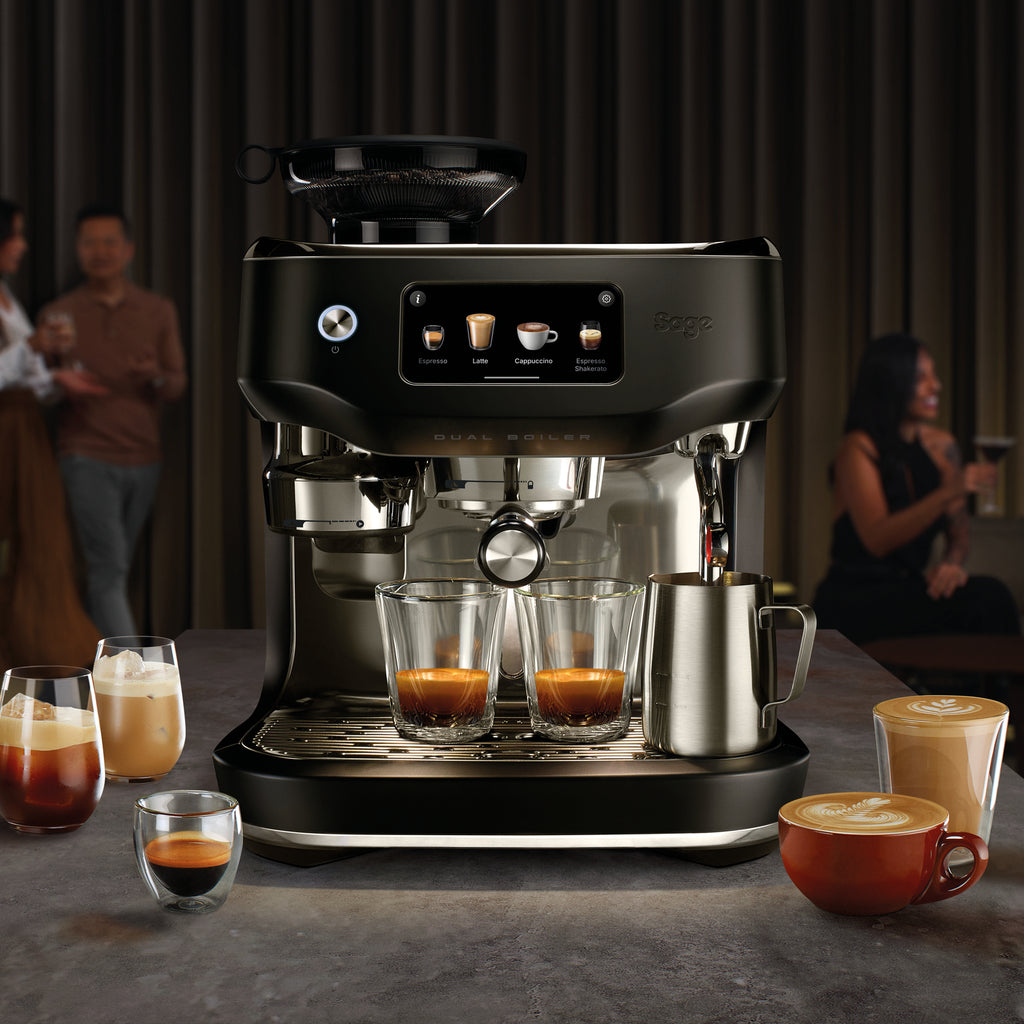 Sage SES995BTR Oracle Dual Boiler -espressokone Black Truffle