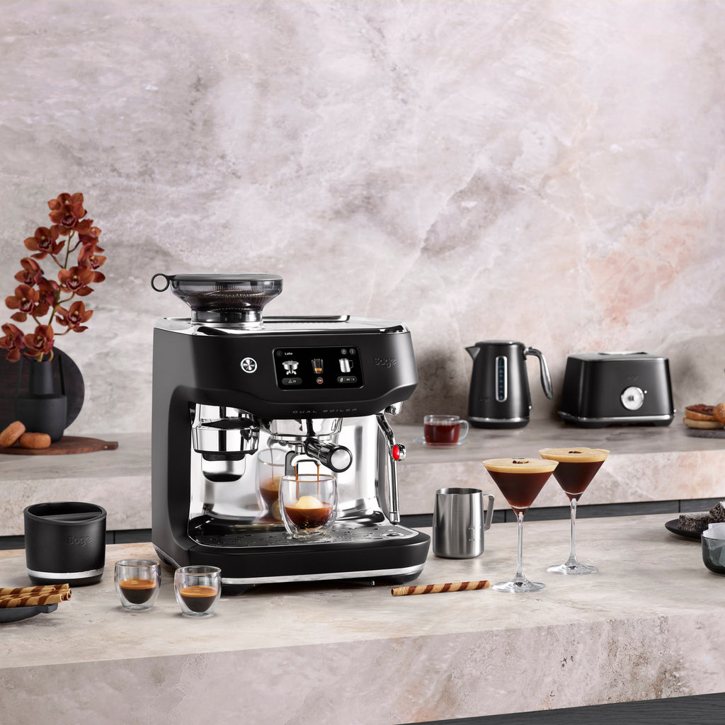 Sage SES995BTR Oracle Dual Boiler -espressokone Black Truffle
