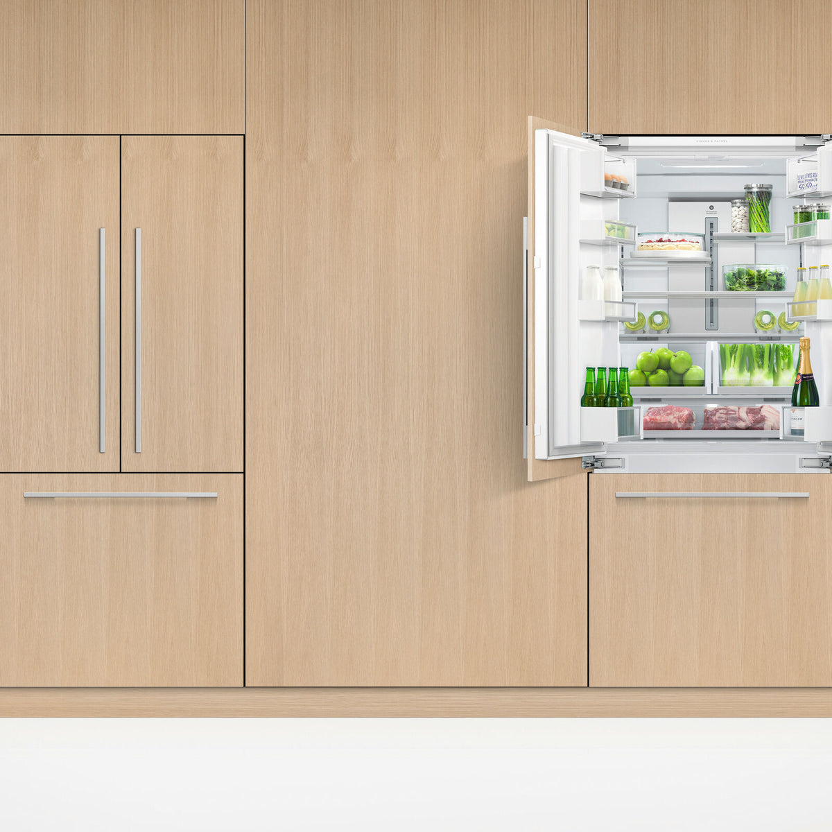 Fisher & Paykel RS80A2 Koelkast/vriezer Inbouw