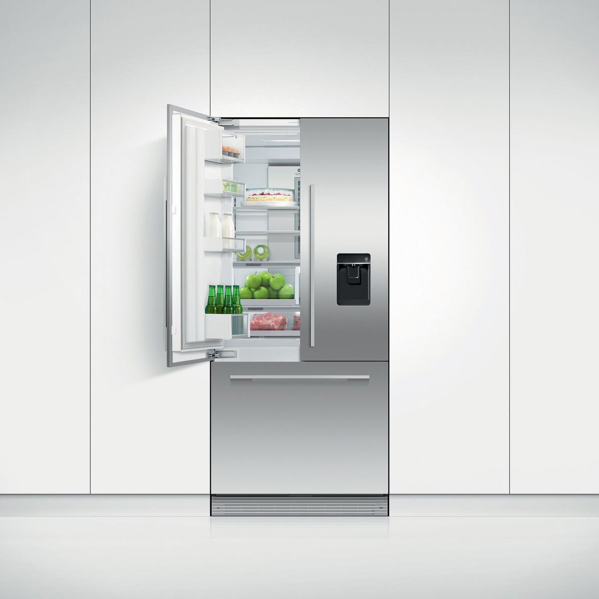 Fisher & Paykel RS80AU2 Kyl/frys Integrerad