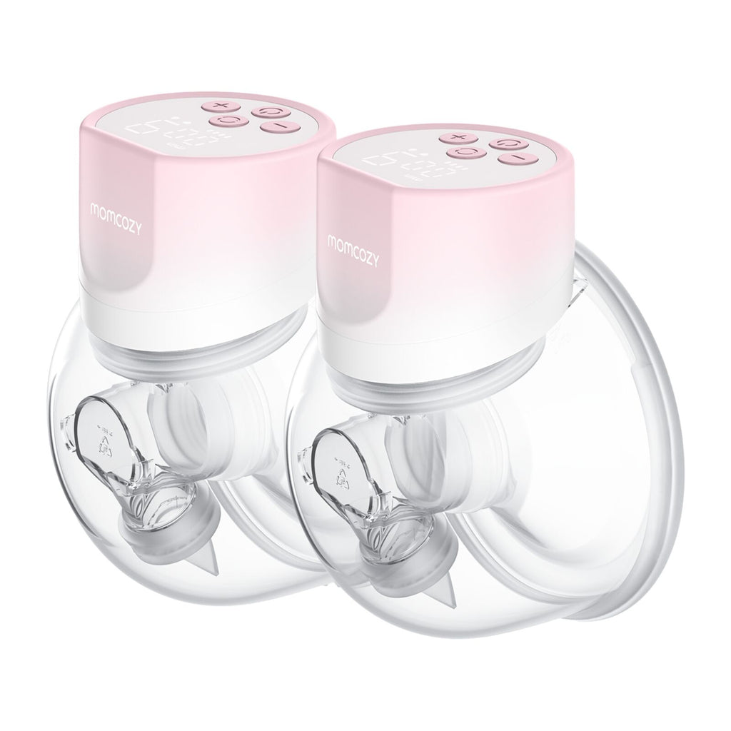 Momcozy S12 Pro Double Packs Wearable Breast Pump Pink