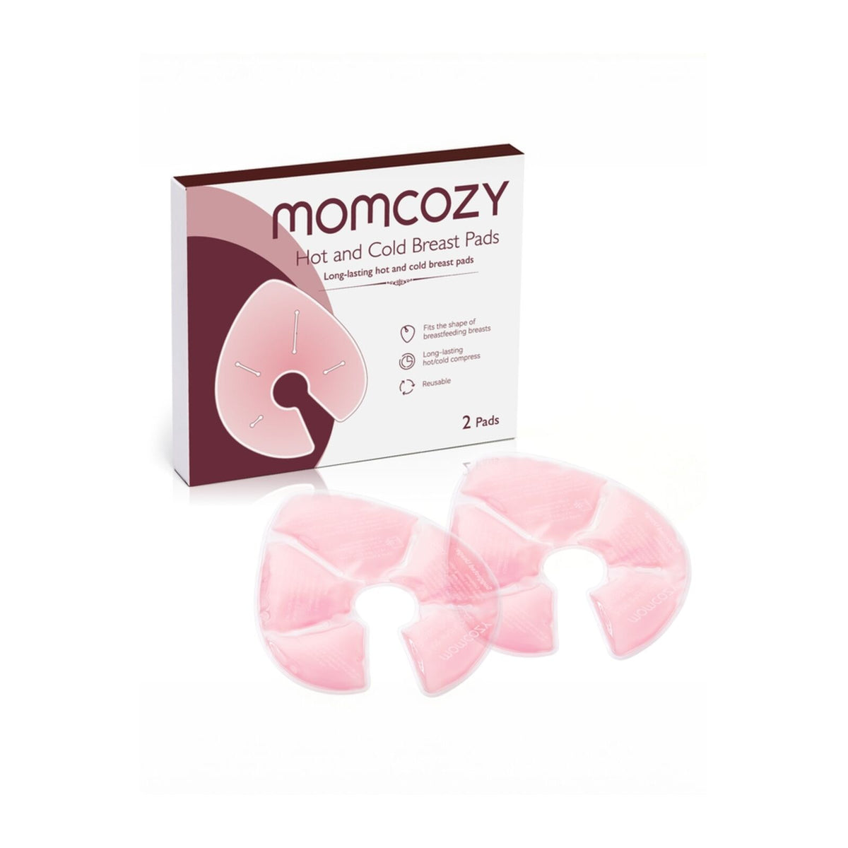 Momcozy isot uudelleenkäytettävät rintaterapiapakkaukset