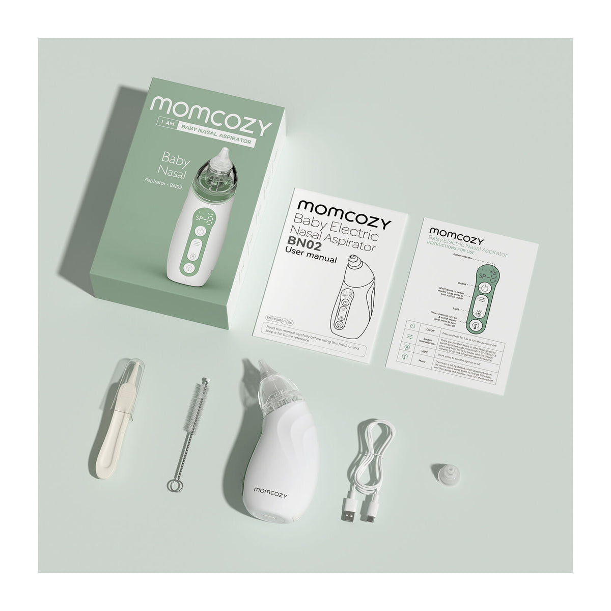 Momcozy Pitkäkestoinen nenäimuri