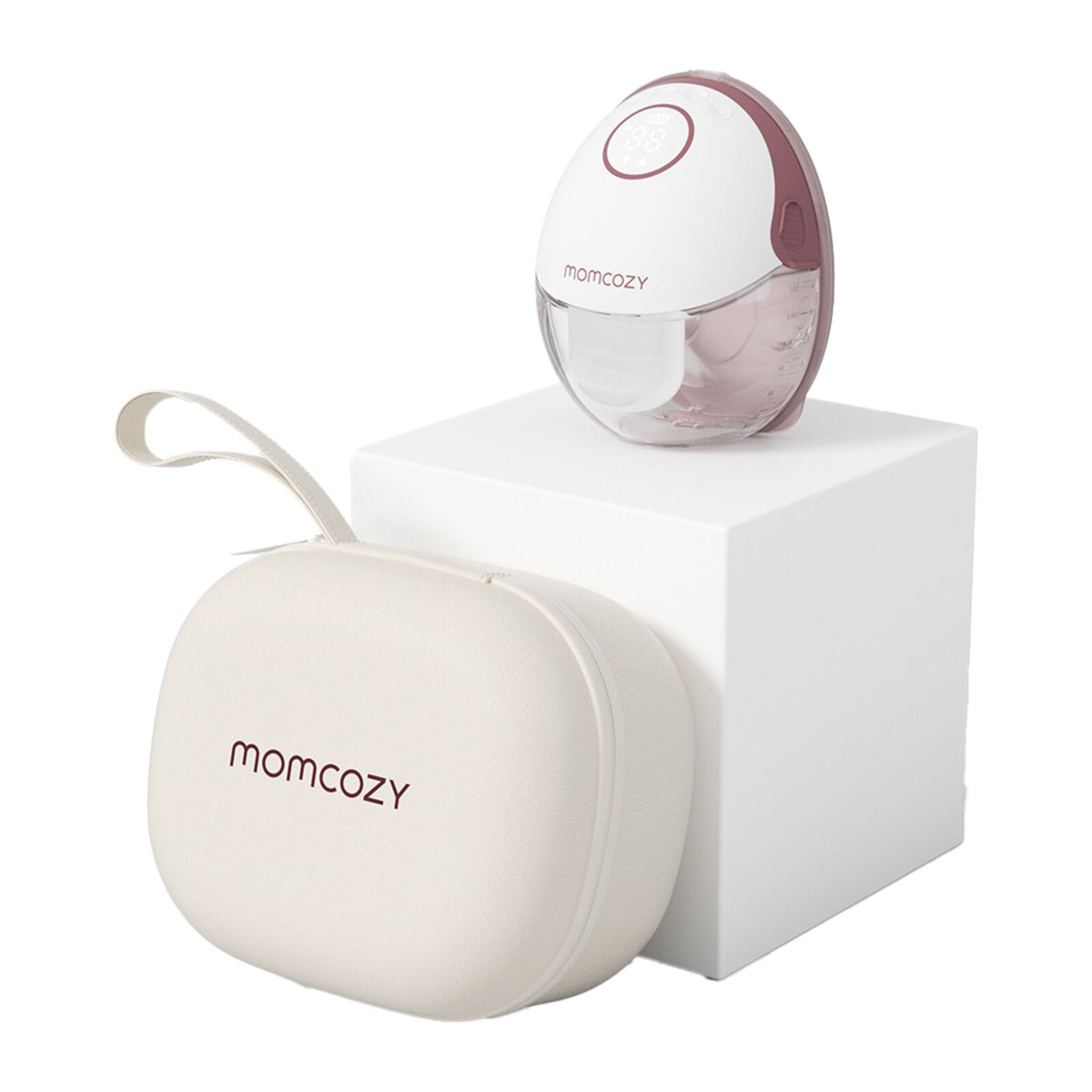 Momcozy M6 Enkelpakke Bærbar Brystpumpe Rød