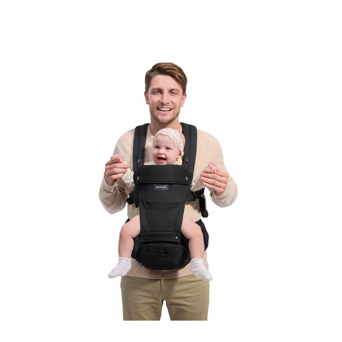 Momcozy Vauvan lantioreppu Musta