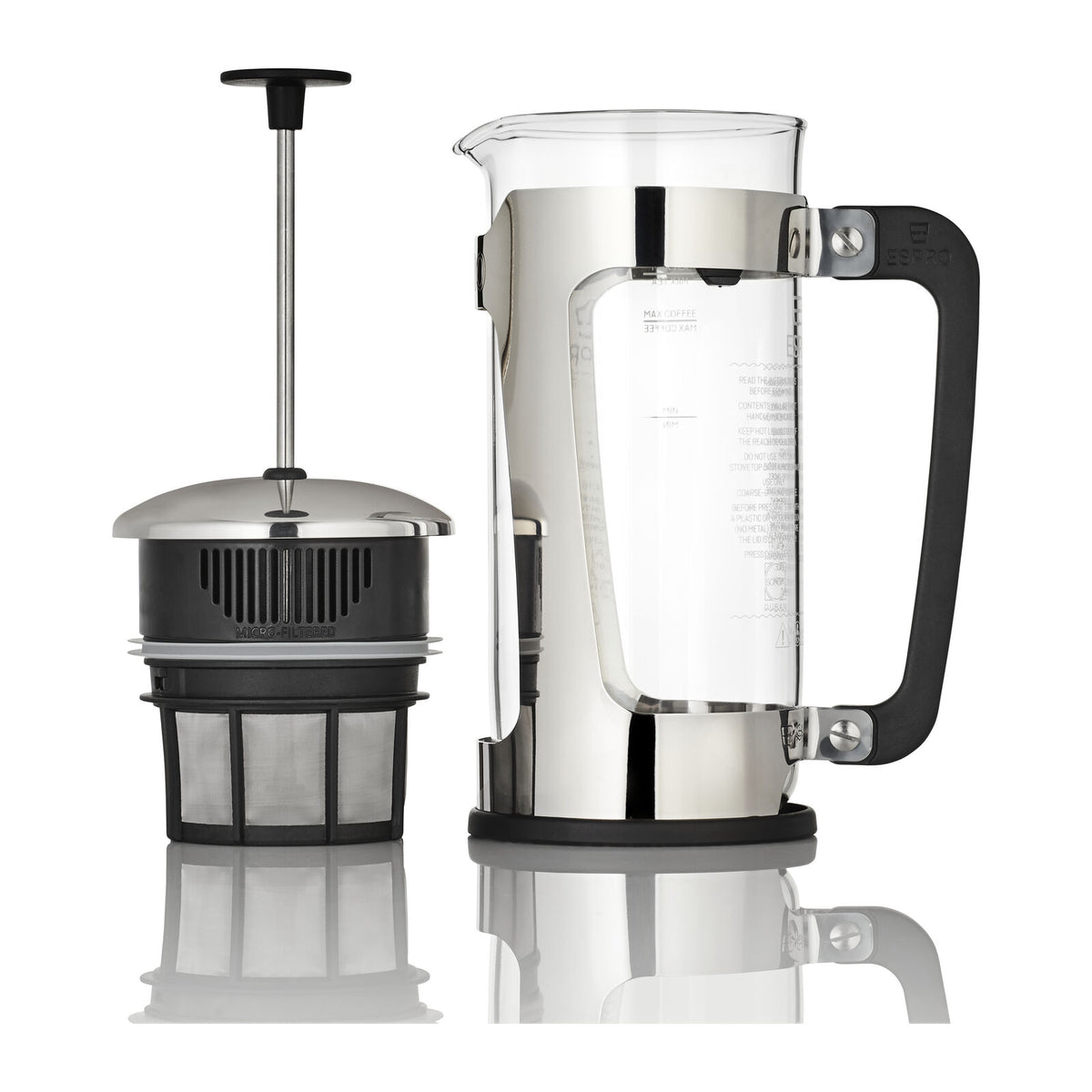 Espro P5 1218C French press coffee maker Glass