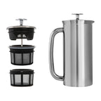 Espro P7 1018C2 French press kaffebryggare Polerat stål