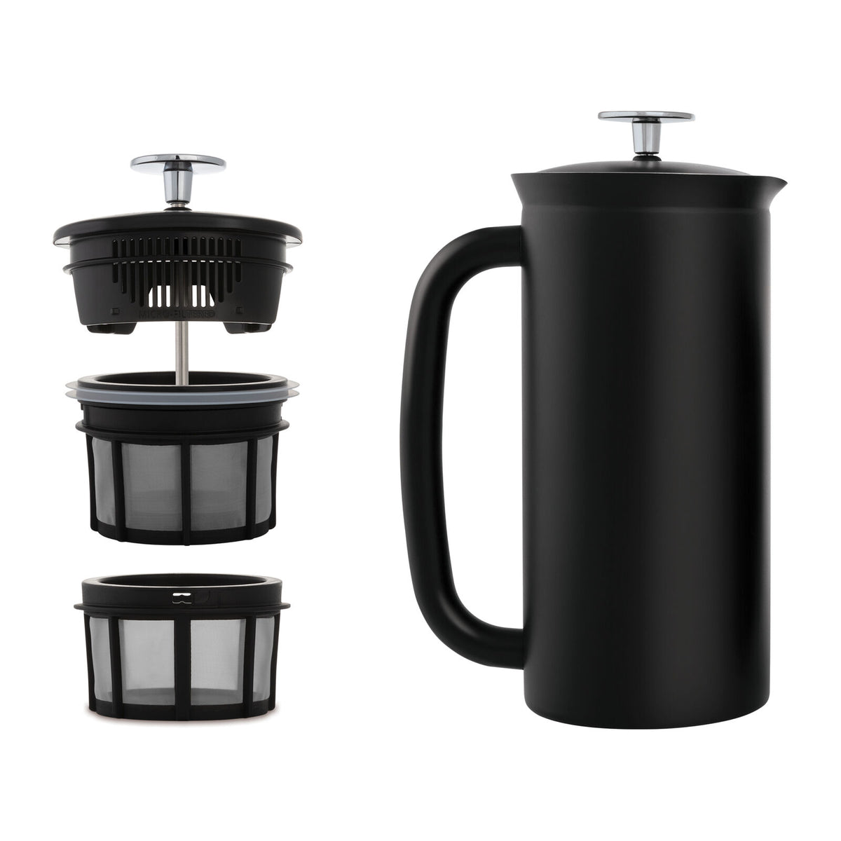 Espro P7 1032C2-17BK French press coffee maker Black steel