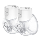 Momcozy S12 Pro Dubbelpack Bärbar Bröstpump Vit