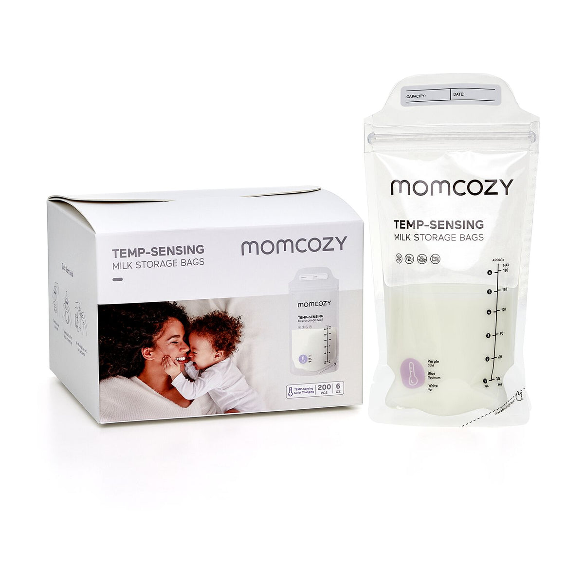 Momcozy 120 stk engangsposer for morsmelk