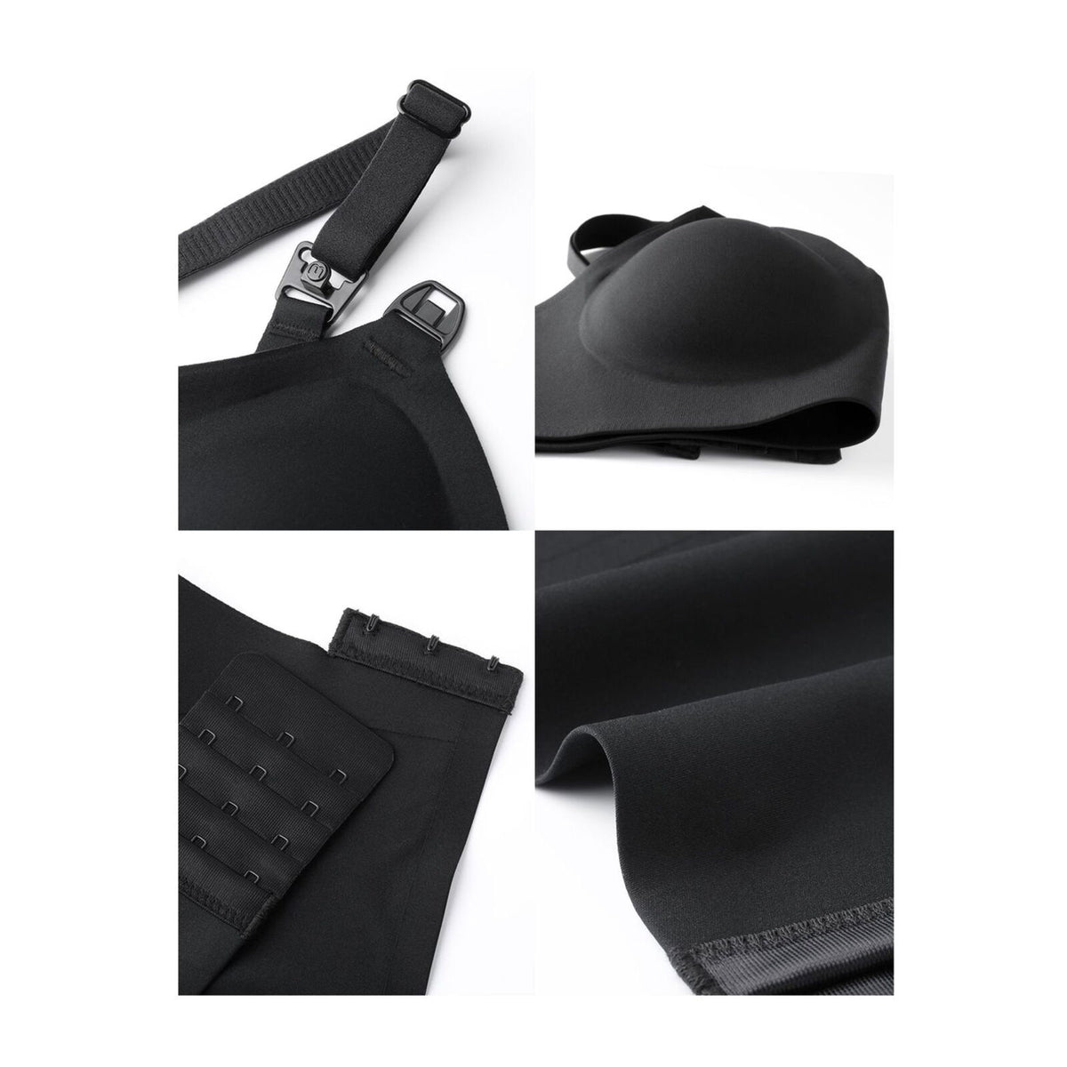 Momcozy YN21 XL Hands-Free Pumping Bra Musta