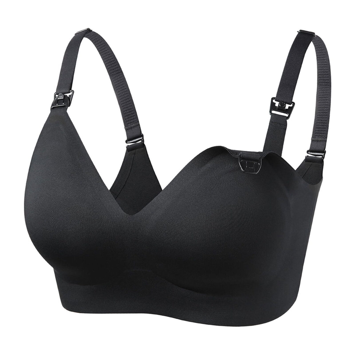 Momcozy YN21 XL Hands-Free Pumping Bra Musta