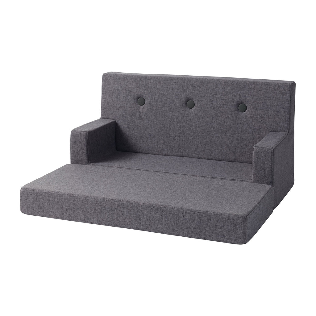By KlipKlap KK Kids Sofa Blue Grey w. Grey