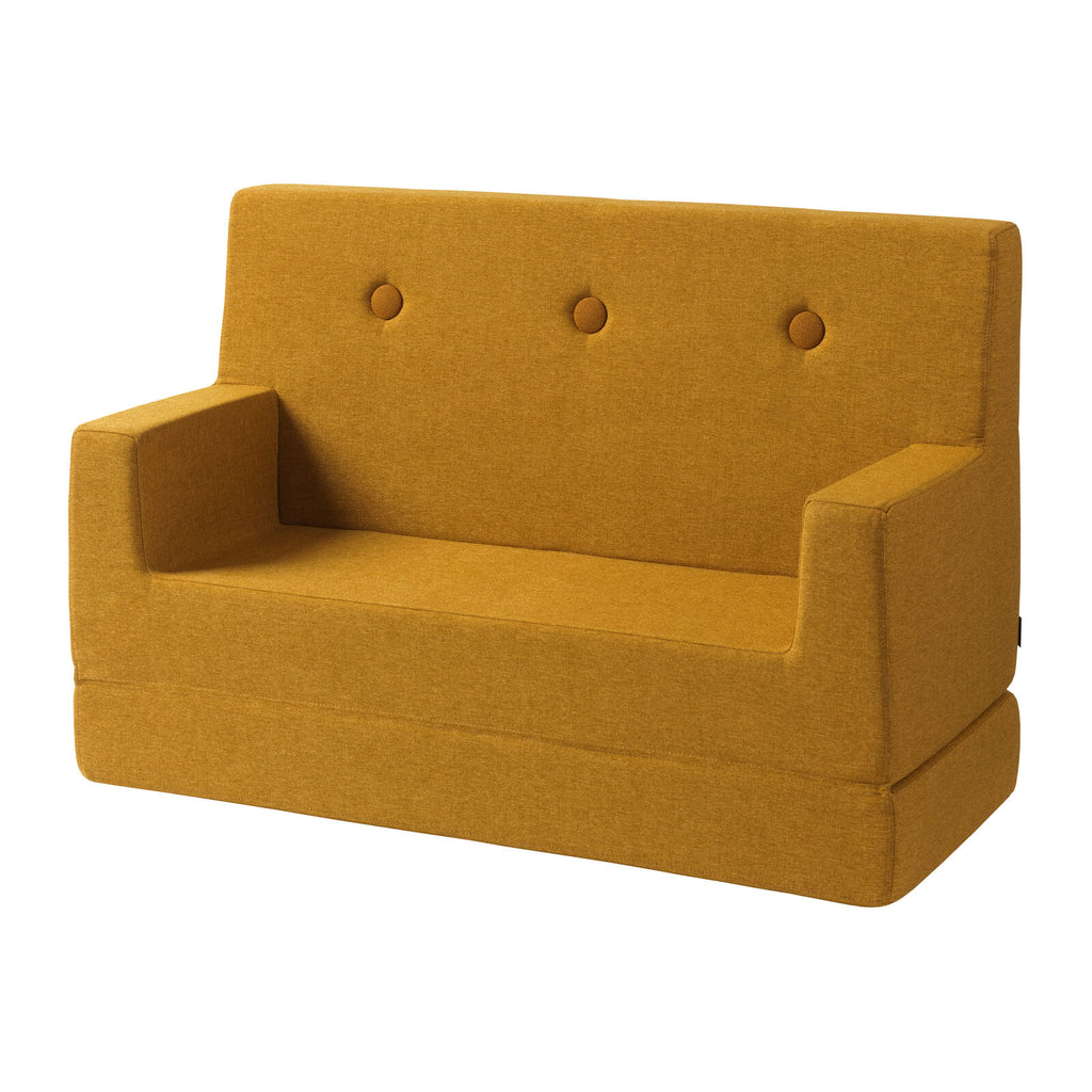 By KlipKlap KK Kids Sofa Mustard w. Mustard