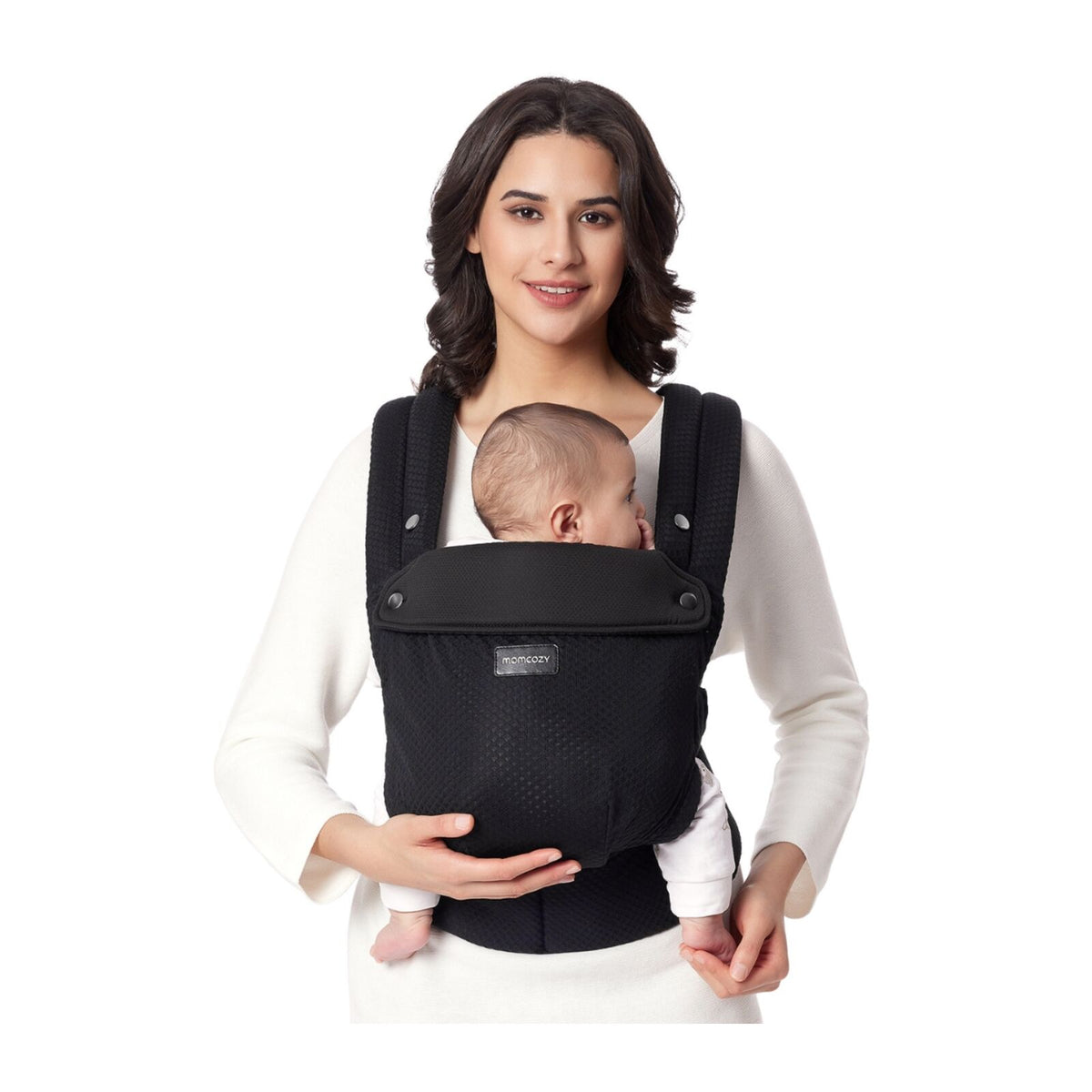 Momcozy Nyfödd till Småbarn Air Mesh Mjuk Bärsele Svart