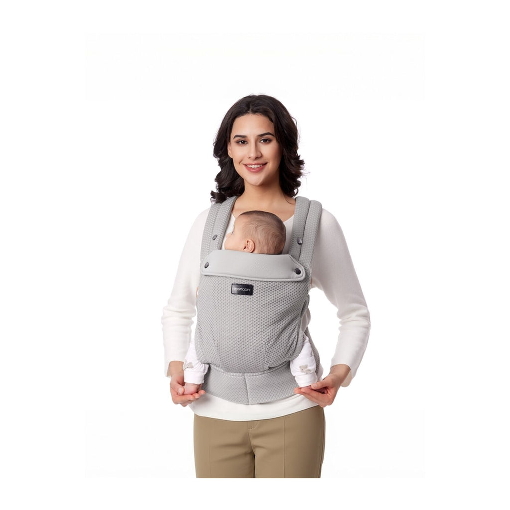 Momcozy Nyfødt til Tumling Air Mesh Blød Bæresele Grå