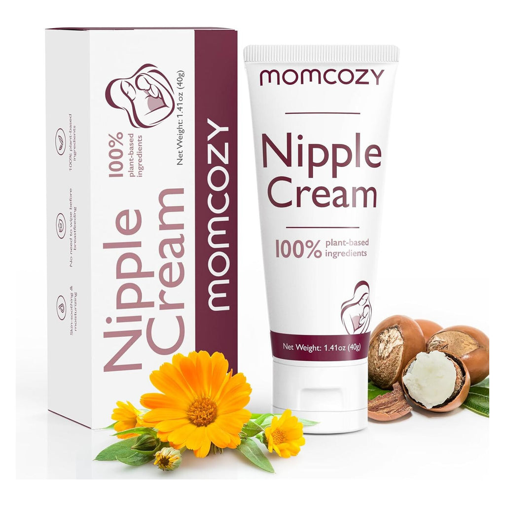 Momcozy 100 % luonnollinen vegaaninen lanoliiniton nännivoide