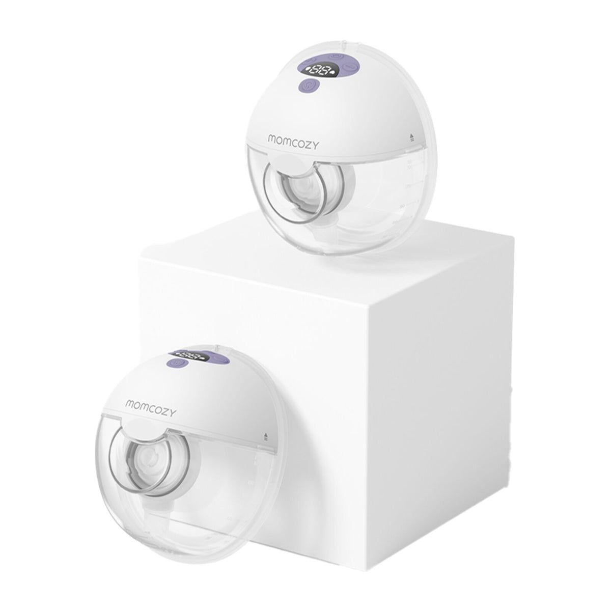 Momcozy M5 Dubbelpack Bärbar Bröstpump Lila