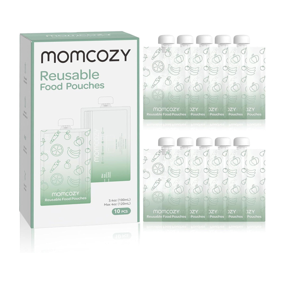 Momcozy 100ML 10STK Poser Babymadmaskine