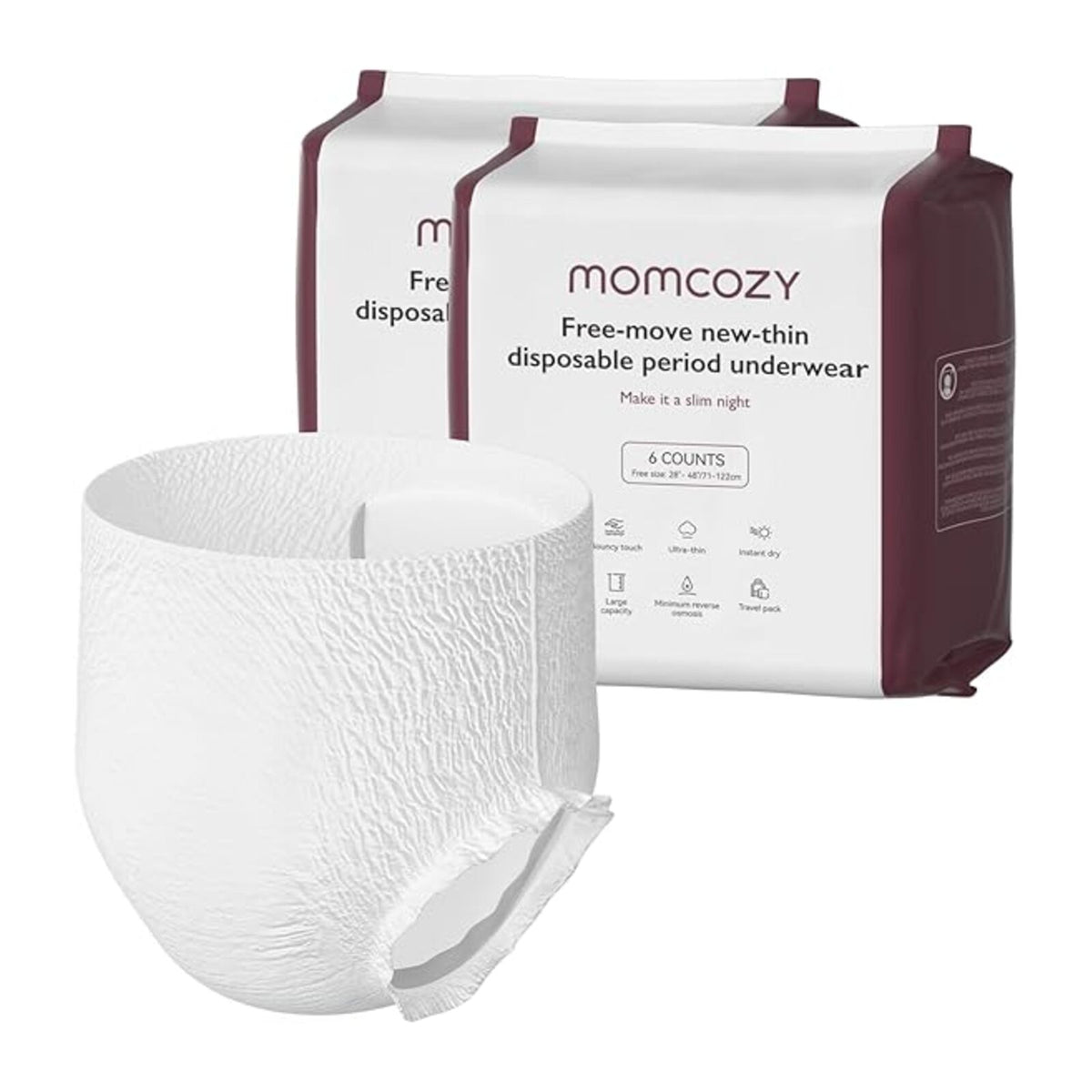 Momcozy Synnytyksenjälkeiset Kertakäyttöalushousut 12 kpl Toipumisen Tarvikkeet