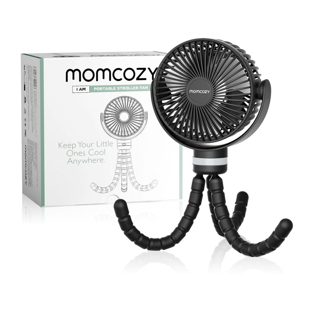 Momcozy Bærbar Ventilator Sort