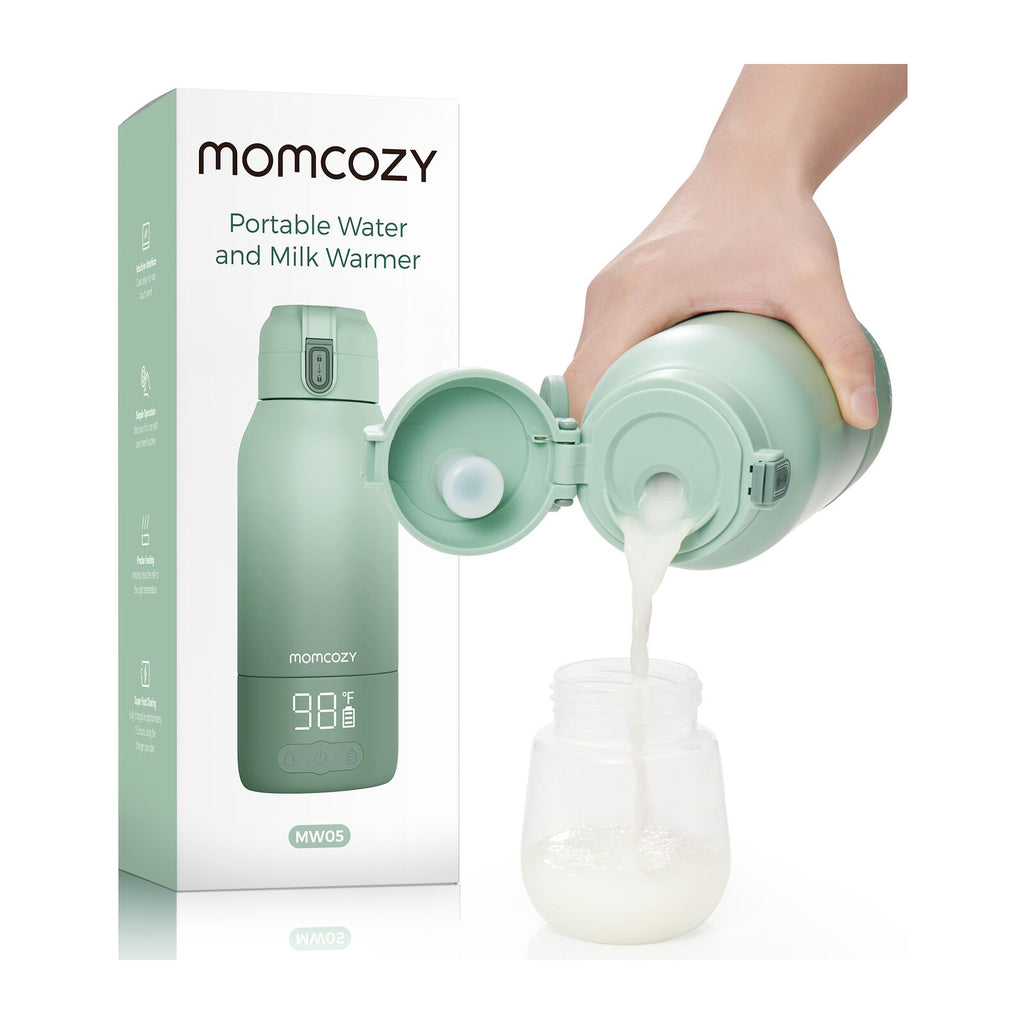 Momcozy Bærbar Brystmelk- og Vannvarmer for Reiseflaskevarmer