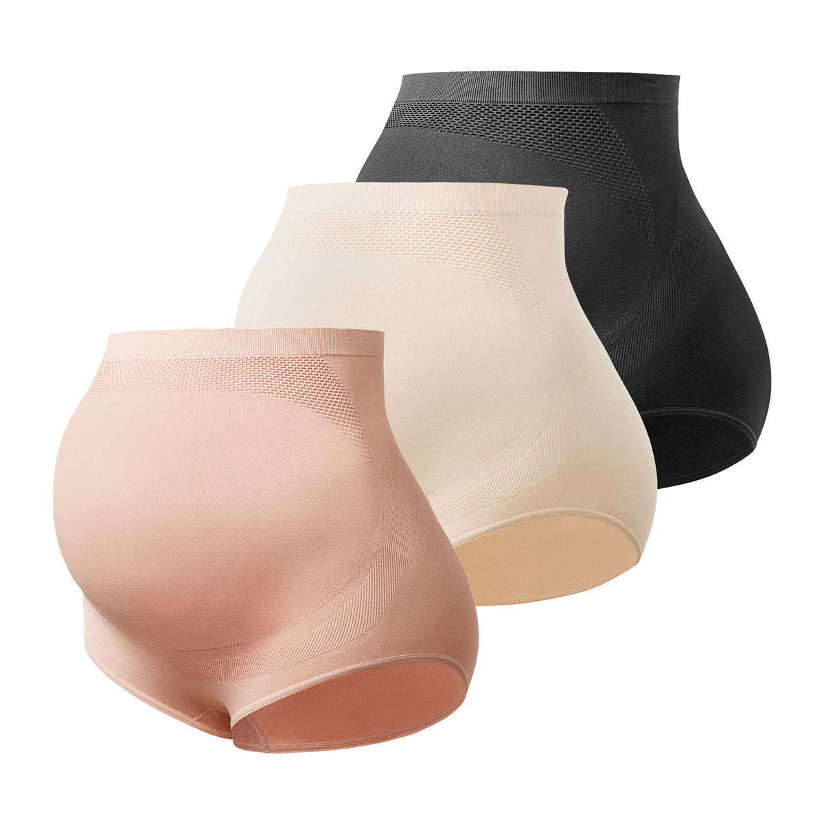 Momcozy PU003 Äitiys korkeavyötäröiset alushousut XL Äitiys alushousut Monipakkaus