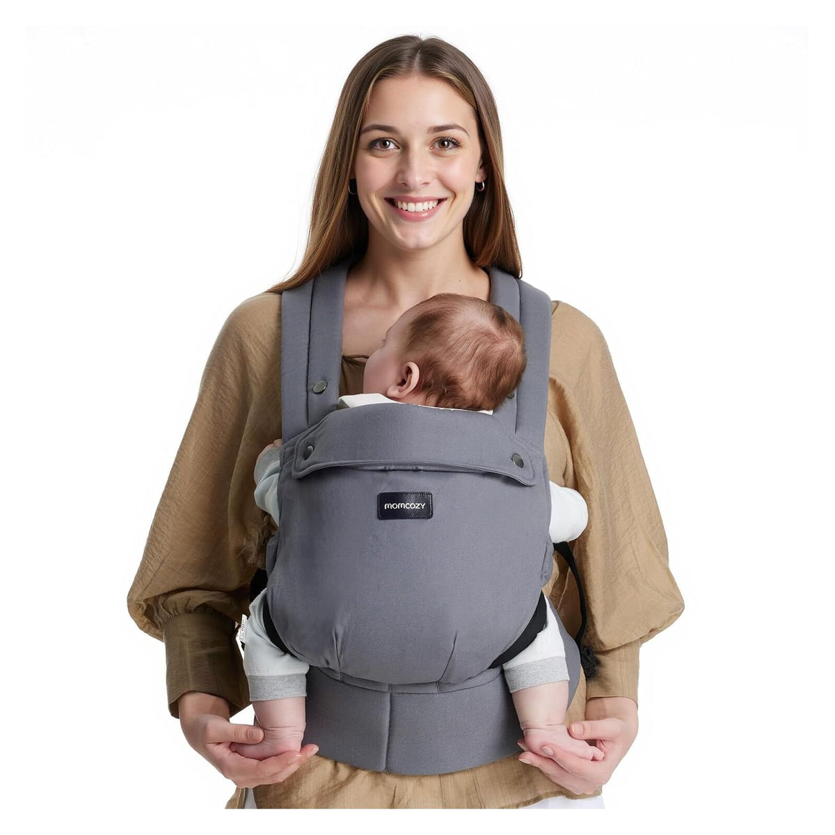 Momcozy Bärsele med Höftstöd Grå