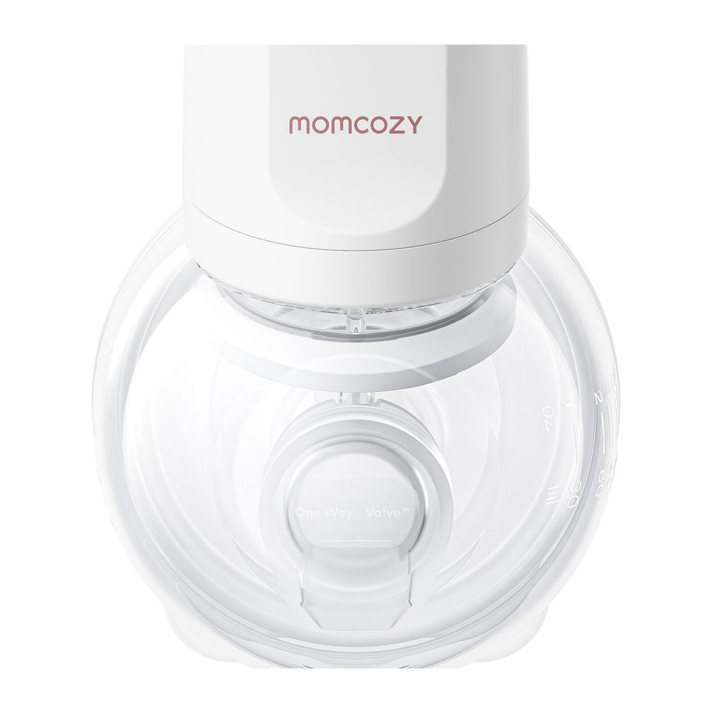 Momcozy S12 Pro+ Enkelpakke Bærbar Brystpumpe Hvid