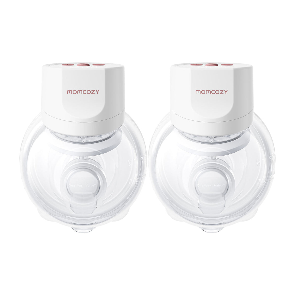 Momcozy S12 Pro+ Tuplapakkaus Imetyspumppu Valkoinen
