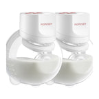 Momcozy S12 Pro+ Dubbelpack bärbar bröstpump Vit