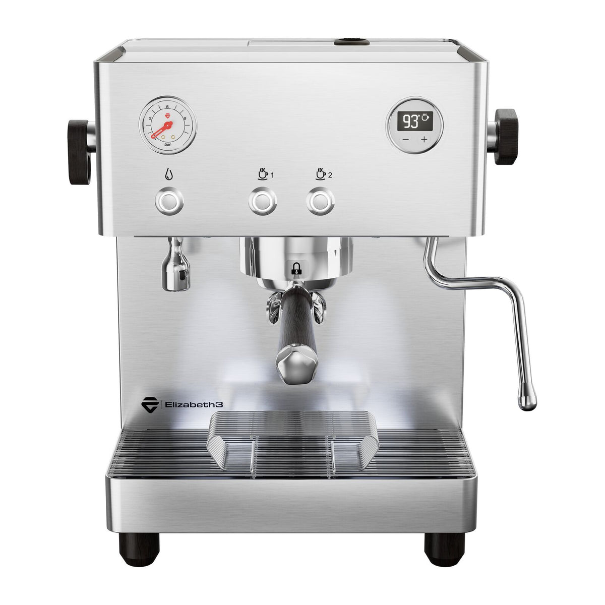 Lelit Elizabeth3 PL92T3-2Q82 Espresso machine Brushed steel