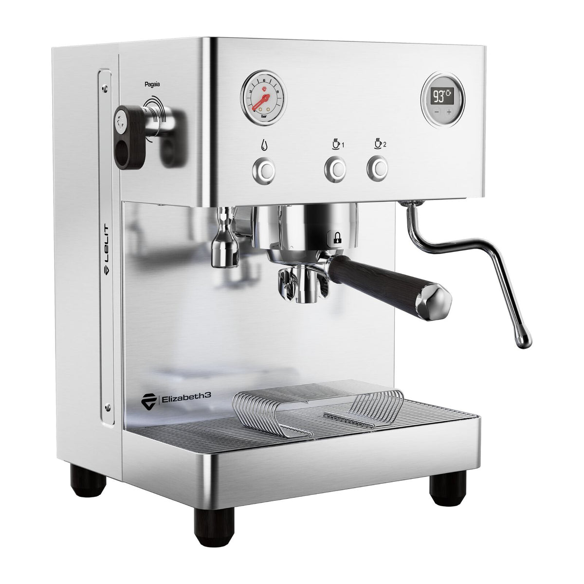 Lelit Elizabeth3 PL92T3-2Q82 Espresso machine Brushed steel
