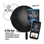BOSU PRO NEXGEN SORT PÅ SORT 65 cm Balance træner Sort