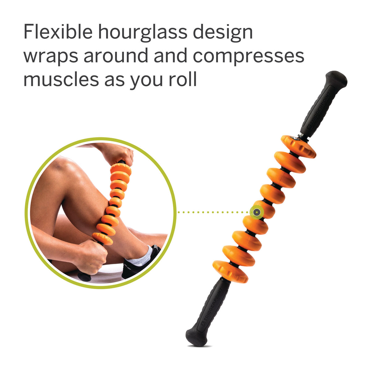 Trigger Point Therapy STK Contour Massage rulle Orange